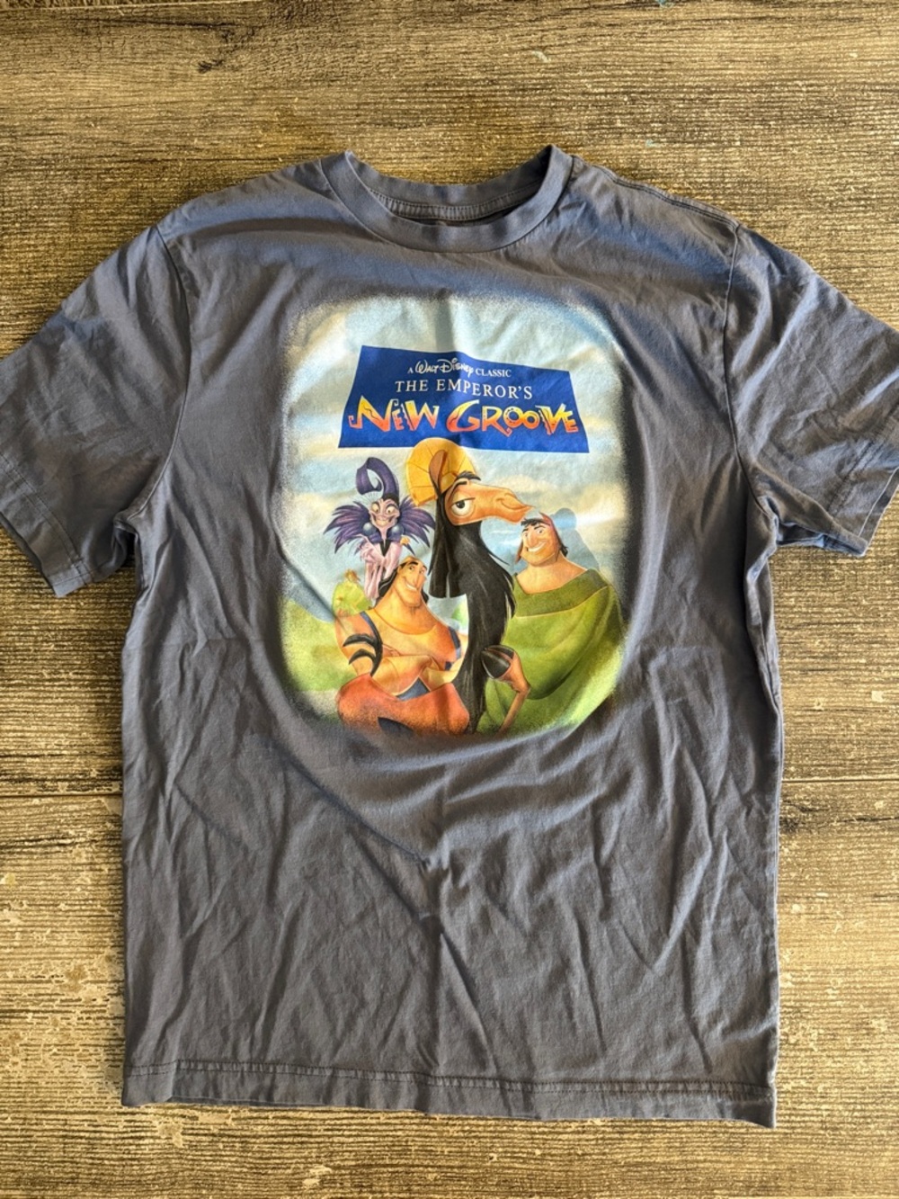 Disney Emperor’s New Groove movie poster graphic t-shirt